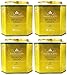 Harney & Sons Tropical Green Tea - Tin of 30 Tea Sachets (Pack of 4) Exotic Green Tea with Pineapple