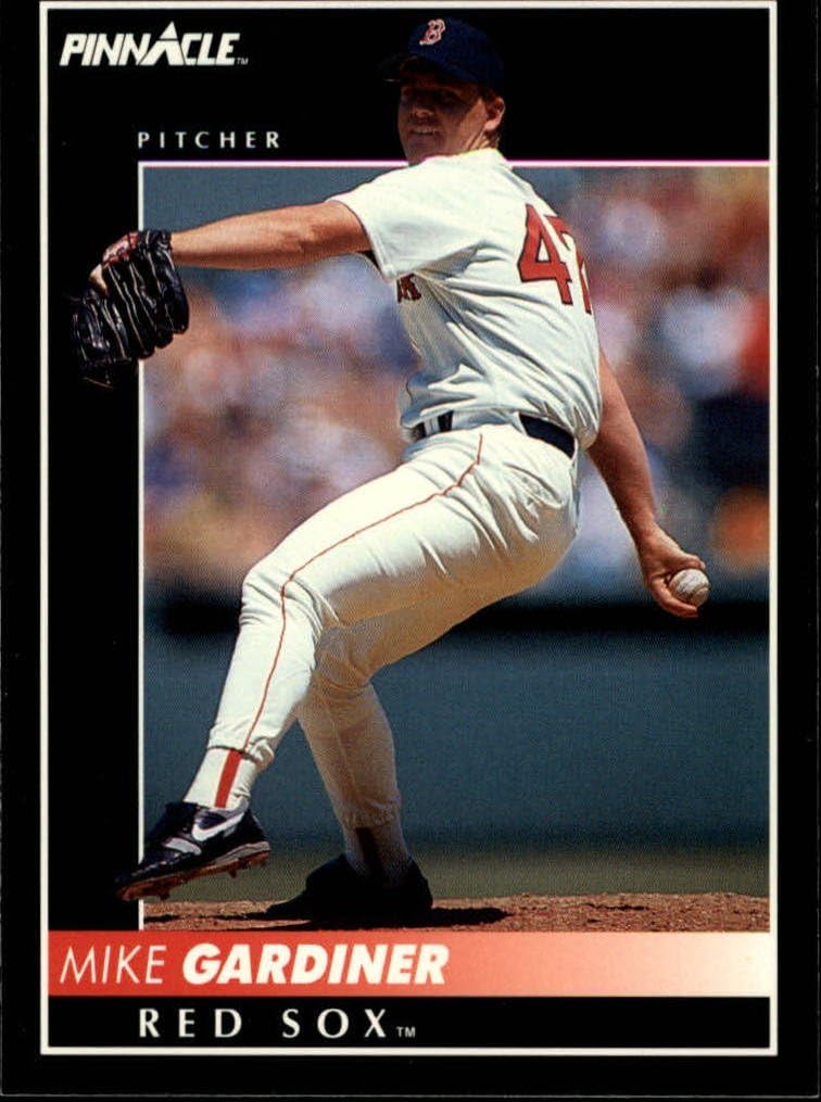1992 Pinnacle Baseball Card 505 Mike Gardiner