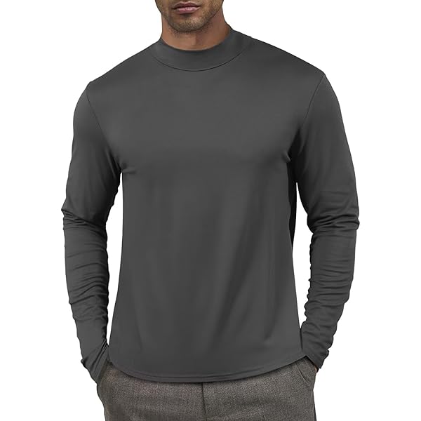 Thermal Shirts For Men Double Honeycomb Thermal Long-Sleeve Henley