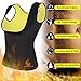 AGROSTE Women's Body Shaper Hot Sweat Workout Tank Top Slimming Vest Tummy Fat Burner Neoprene Shapewear for Weight Loss Black