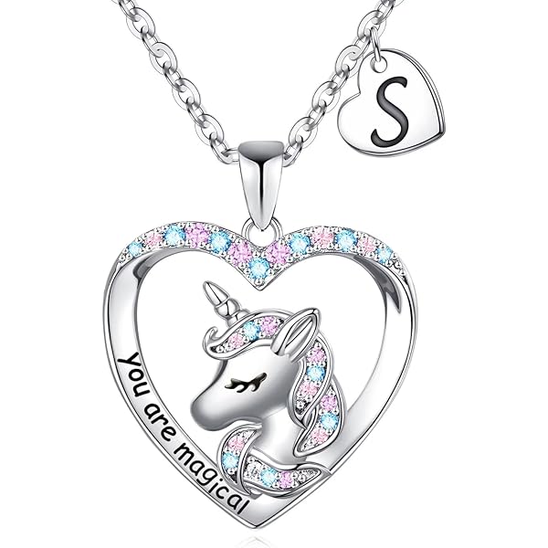 Collar De Unicornio Con Tarjeta Dedicatoria "Unicornio De La Suerte" N – Sofía Ferrer
