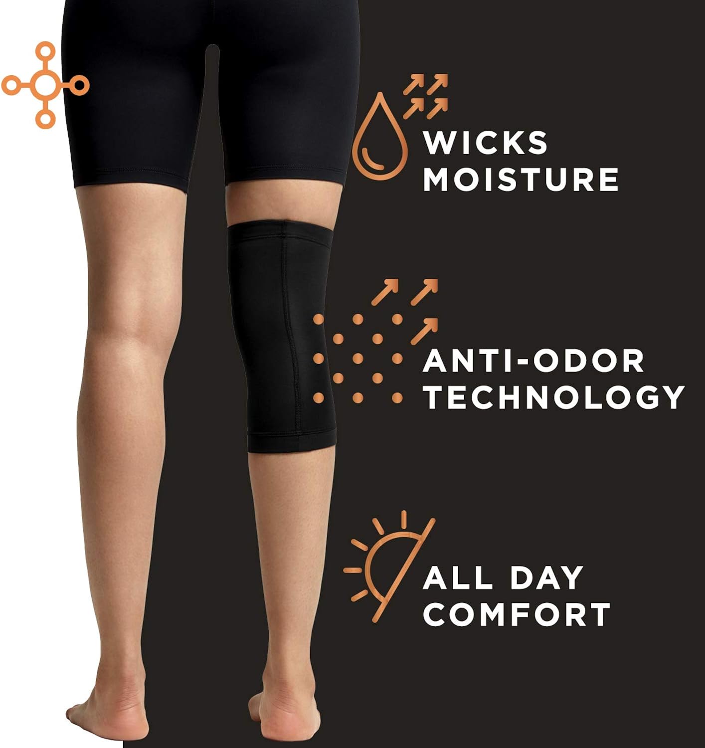 Tommie Copper Unisex Core Compression Knee Sleeve: Clothing