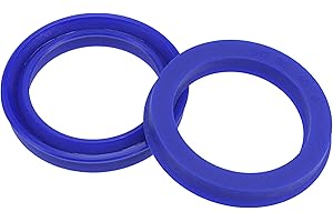 YOKIVE 2 Pcs UHS Radial Shaft Seals, Industry PU Oil Seals for Hydraulic Cylinders (Blue, 30-mm ID x 40-mm OD 6-mm Width)