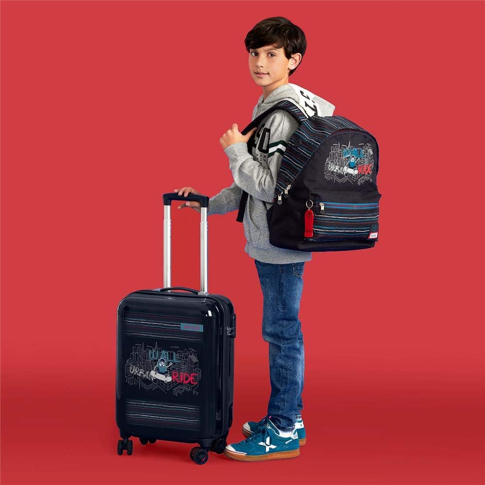 Enso Wall Ride Laptop Backpack Adaptable to trolley Black 32x44x17 cms Polyester 15,6" 22.78L - Image 3