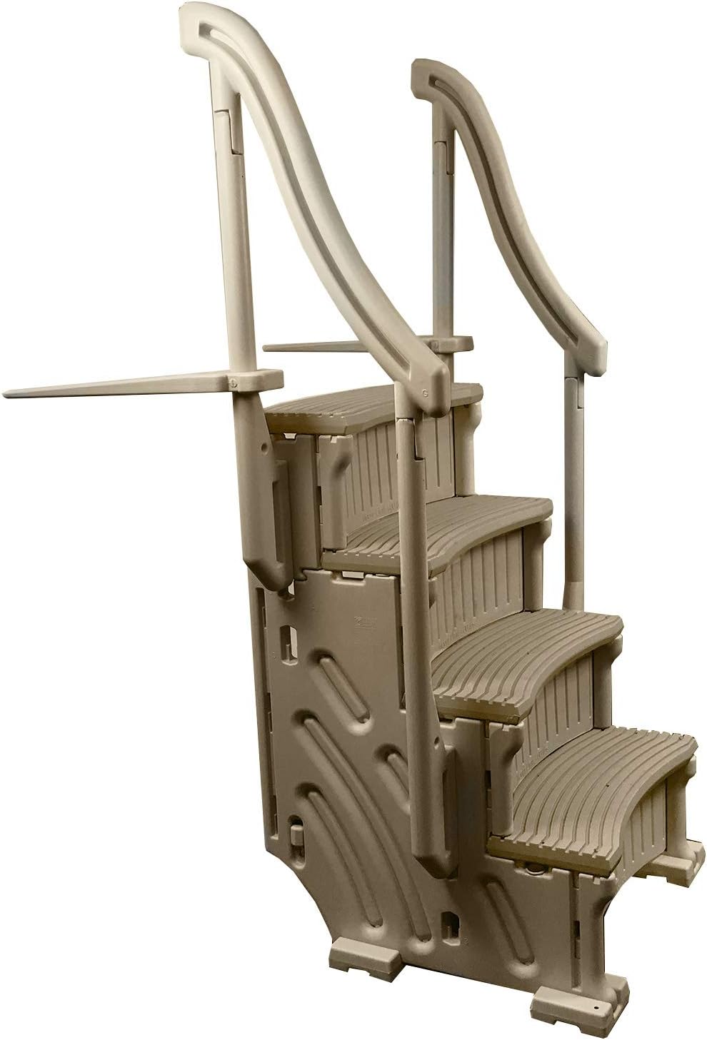 Confer Above Ground Swimming Pool Curve Base Steps - CCX-AG : Swimming Pool Ladders : Garden & Outdoor