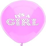 PartyMate Girl Printed Latex Balloons, 12-Inch