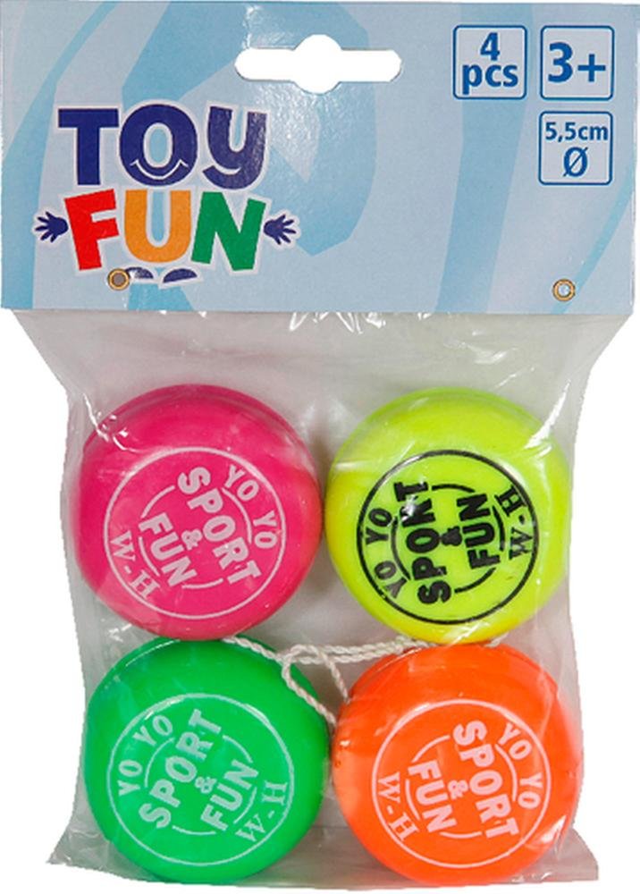 VEDES Großhandel GmbH - Ware Toy Fun Yo Yo, Bag of 4