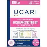 UCARI Pet Intolerances Insight Kit | Fur Analysis for Dogs &amp; Cats | Screens 1100+ Intolerances: Foods, Ingredients, Nutritional &amp; Environmental Items &amp; Pet Care Products | At-Home Fur Sample Test Kit