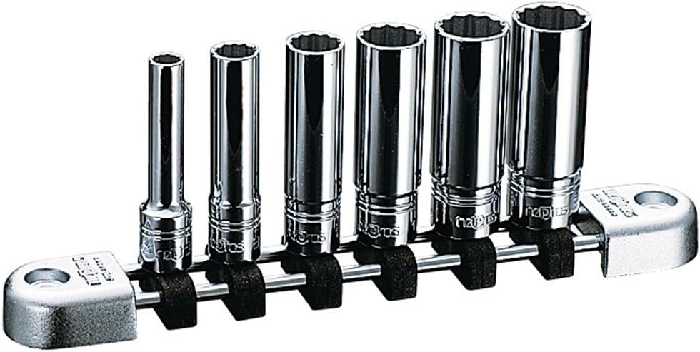 Nepros 1/4"sq. Deep Socket Wrench (6pcs.)