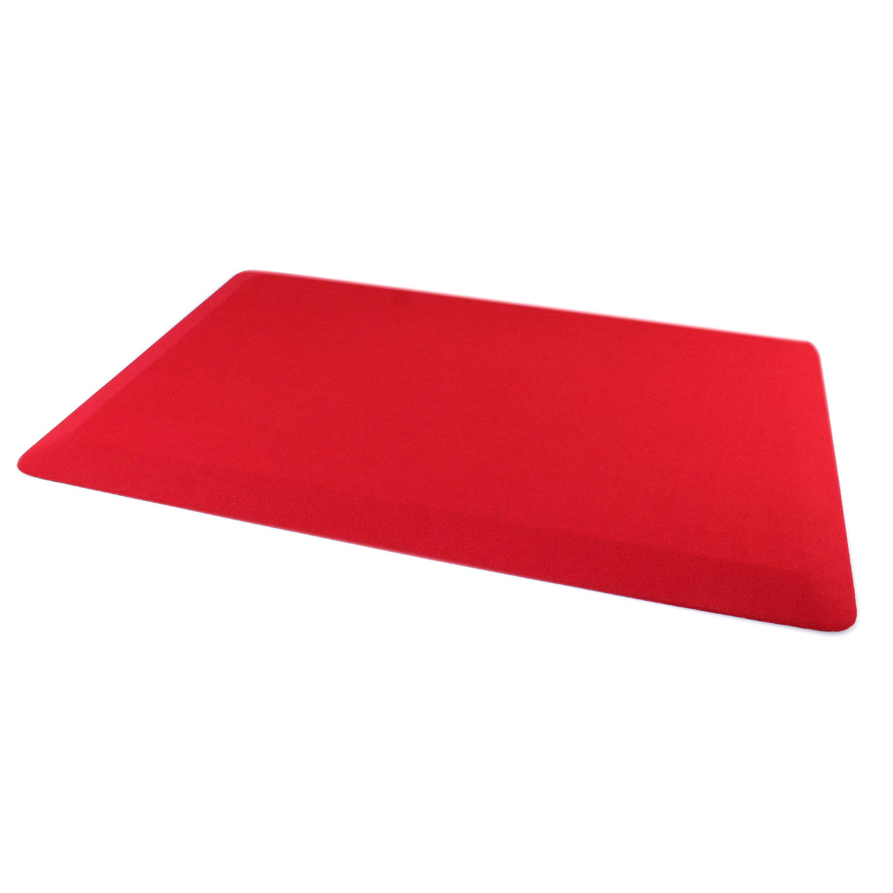 Ultralux Anti-Fatigue Standing Comfort Mat, Thick Non-Slip Cushioned Kitchen Floor Mat 2cm Thick 40 x 60cm Premium Durable Ergonomic Multi-Use Standing Support Pad, Home, Office, Kitchen Rug, Red