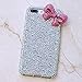 iPhone 6 Bling Case Luxury Bling iPhone 6, 6S Case Cover AB Crystals with 3D Light Pink Bow Sparkle Bedazzled Jeweled Design
