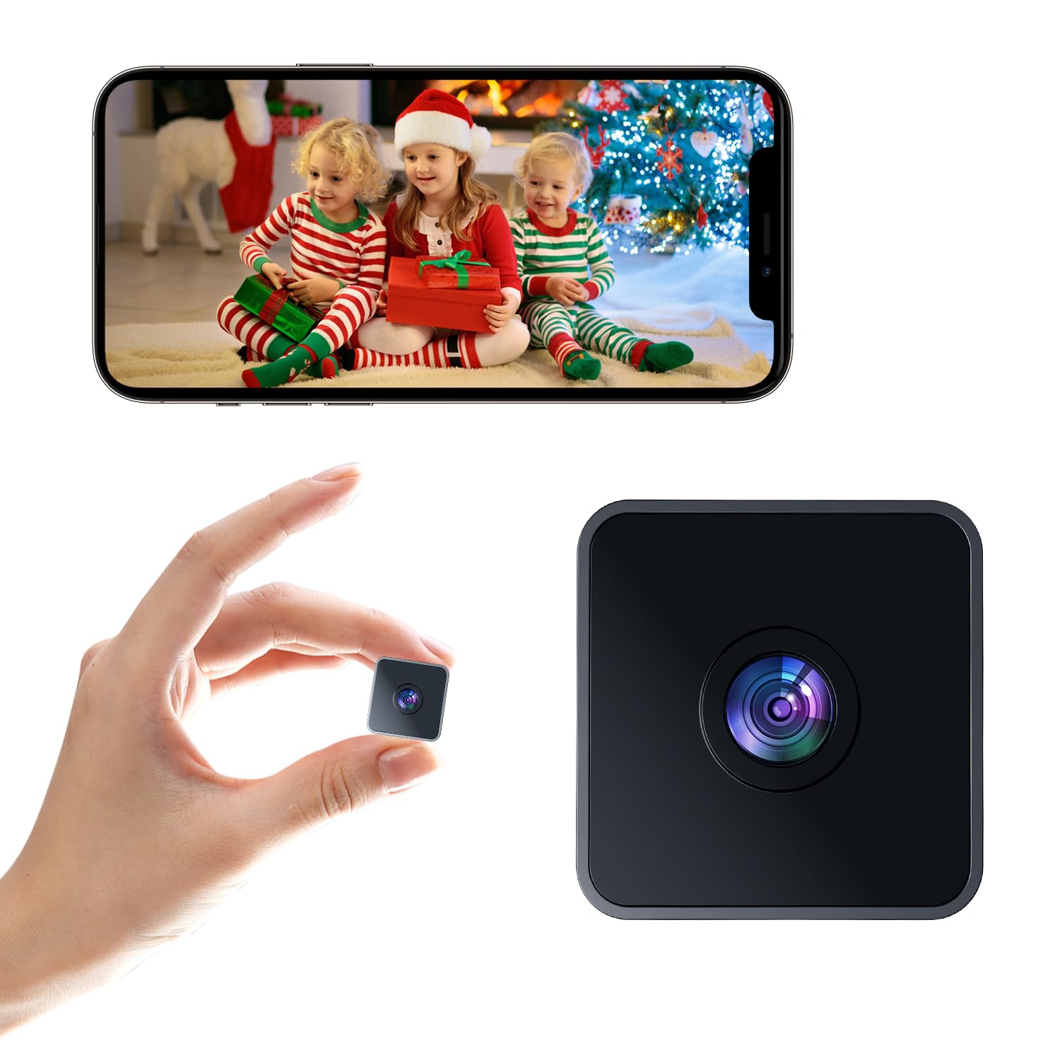 Photo 1 of Hidden Cameras - Spy Camera - 1080P Indoor Camera - Best Mini Camera - WiFi Wireless Camera - Nanny Camera for Pet/Baby - Live Video Recorder with Night Vision and Full HD Surveillance Camerar