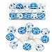 Aviv Judaica LED String Lights Hanukkah Decorations - 10 Lantern String Lights - LED Battery Powered - 2-AA Battery Powered not Included