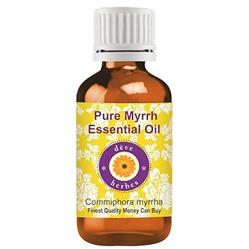 Deve Herbes Pure Myrrh Essential Oil (Commiphora myrrha) Therapeutic Grade Steam Distilled 5ml