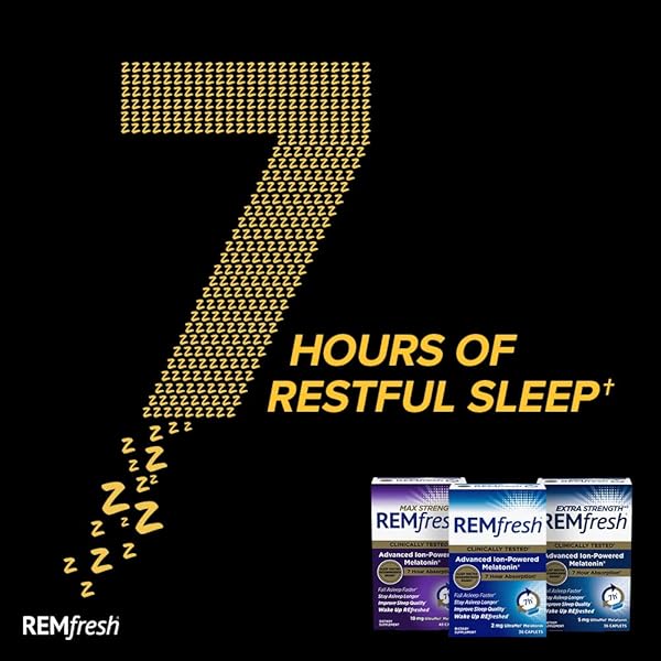 REMFRESH MAX STRENGTH 10MG MELATONIN, 24 CAPLETS (PACKAGING MAY VARY)