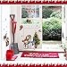 ANBER Merry Christmas Wall Sticker Santa Snowman Removable Vinyl Wall Decals Window Xmas Self-Adhesive Holiday Home Decoration