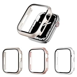 3 Pack Hard PC Case Compatible with Apple Watch SE