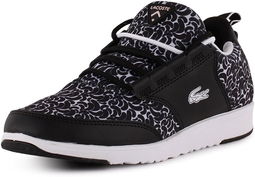 basket femme lacoste noir