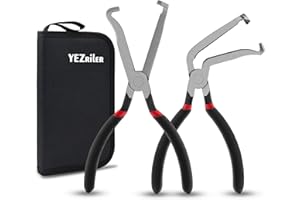 YEZriler Electrical Disconnect Pliers, 37980 37960 Connector Pliers Sets for Cars, Fuel Line Petrol Clip Pipe Plier, Automotive Electrical Tools Hose Disconnect Tools - Regular Model