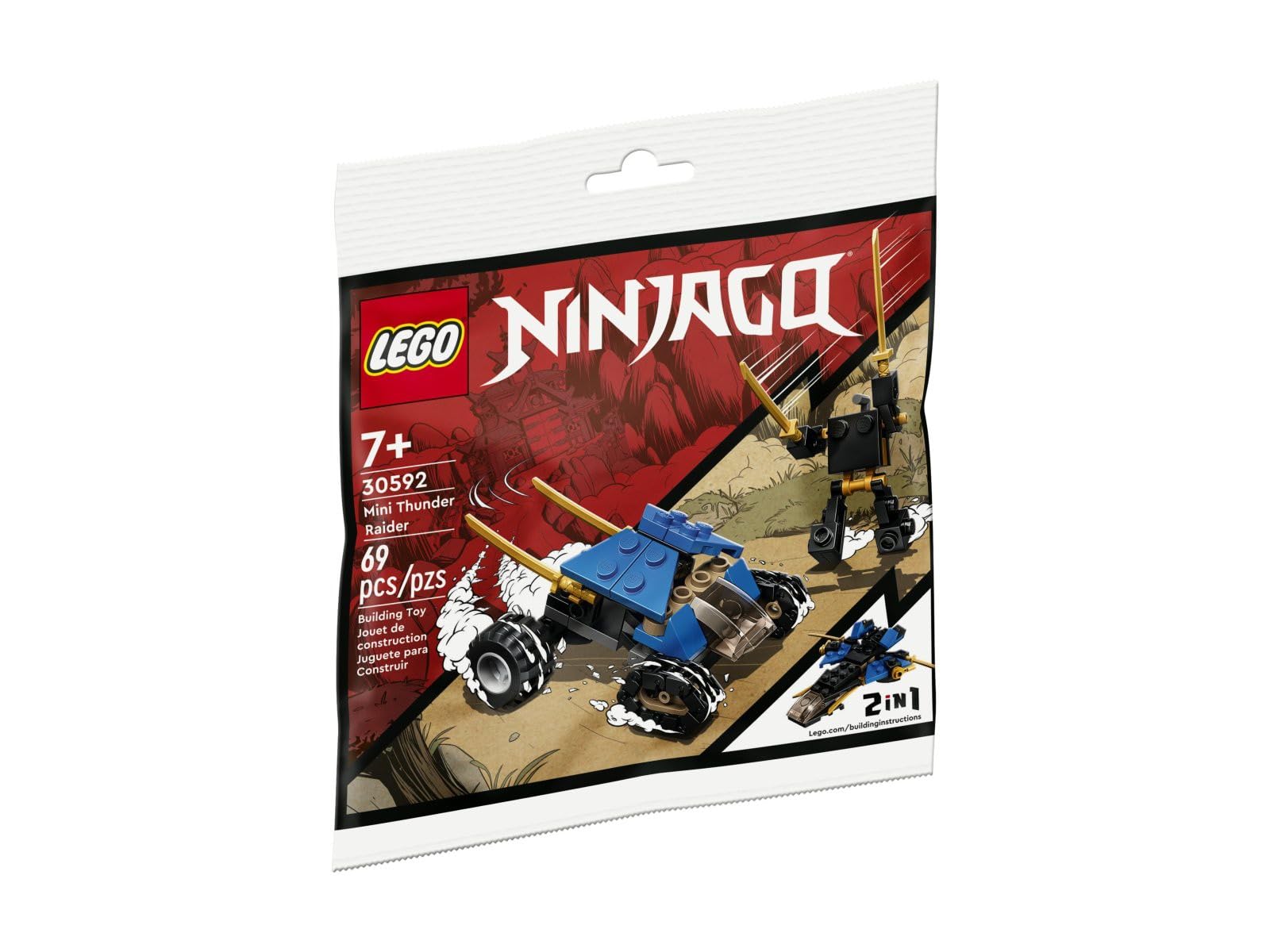 LEGO Ninjago Mini Thunder Raider Polybag Set 30592 (Bagged)