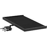 Sidekick Essentials Wood Tray with Clamp, 16" x 10" Felt-Lined (SC-GSE-MNT) | Percussion Table, V-Clamp for Discreet Cymbal or Drum Stand Mounting, Protective Edge, Mixer and Electronics Support