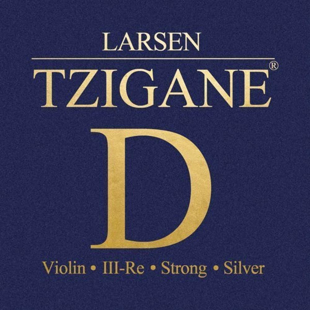 LARSEN STRINGS violin strings Tzigane multifilament fibre core D silver strong
