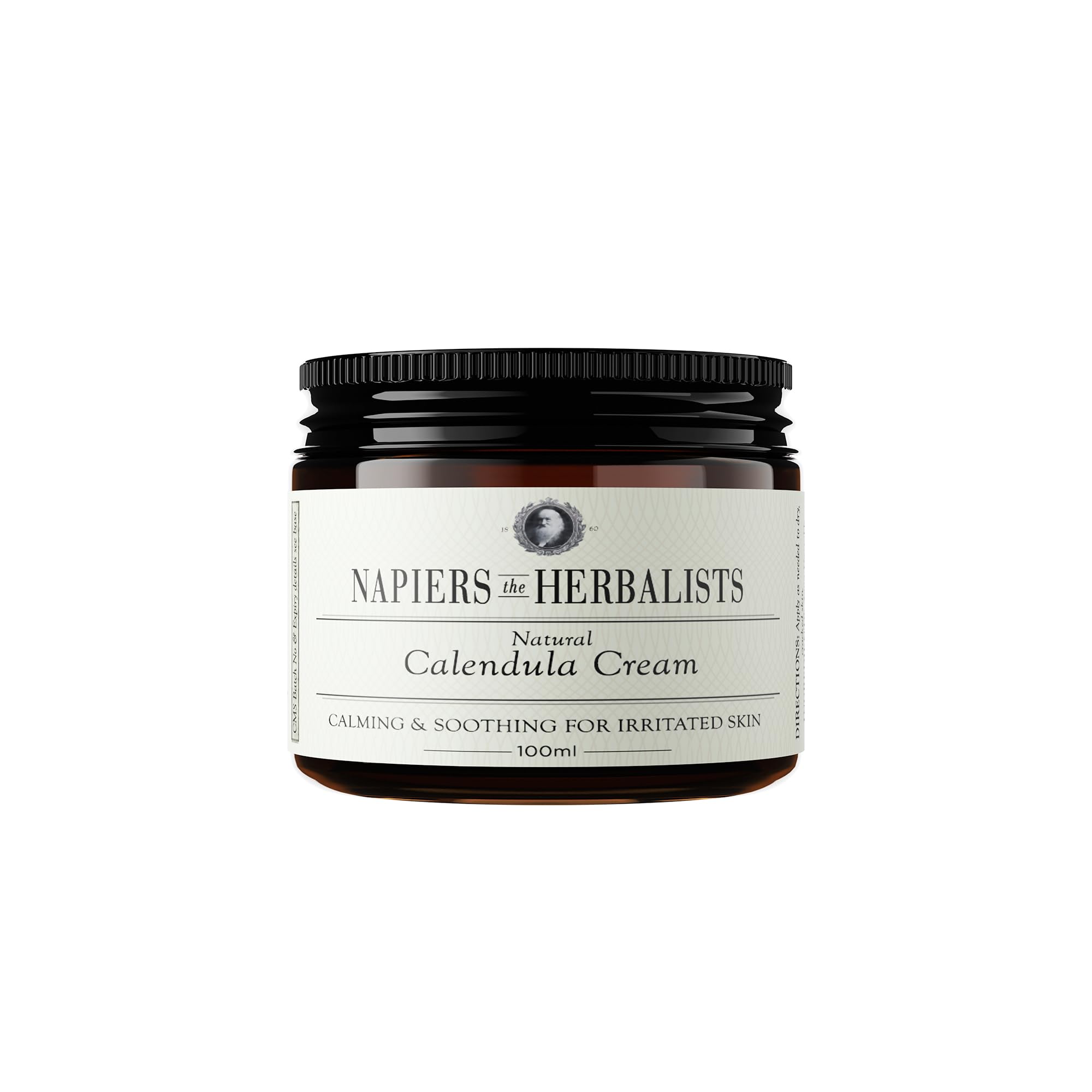 Napiers Calendula Flower Skin Cream - Natural & Gentle Moisturiser for Face and Body - Soothes Dry, Irritated Skin - 100ml