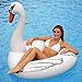 Kangaroo Jumbo 4-Foot x 4-Foot White Swan Inflatable Raft and Pool Float