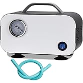 faruijie Lab Vacuum Pump - Oilless Vacuum Pump Negative Pressure Lab Diaphragm Pump 10L/min with Rubber Tube