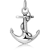 WithLoveSilver 925 Sterling Silver Charm Anchor Pendant