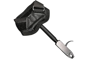 Archery Thumb Release, Bow Release, Adjustable Nylon Strap Index Finger Archery, 360 Degree Rotatable Aids for Right Left Han