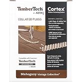 TimberTech Collated Cortex Replacement Plugs 400 Count Mahogany | Color matching deck plugs 400ct