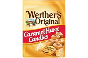 WERTHER'S ORIGINAL Werther Hard Caramel Candies - 1lb of Caramels- Delicious Classic Taste that Everyone Enjoys - Stock up with 1lbs of Candy - Perfect for Sharing