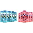 Suave Moisturizing Body Wash, with Ocean Breeze Scent and Vitamin E Extract & Moisturizing Body Wash, with Wild Cherry Blossom and Vitamin E Extract, No Parabens, No Phtahaltes
