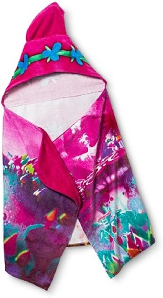 trolls hooded towel