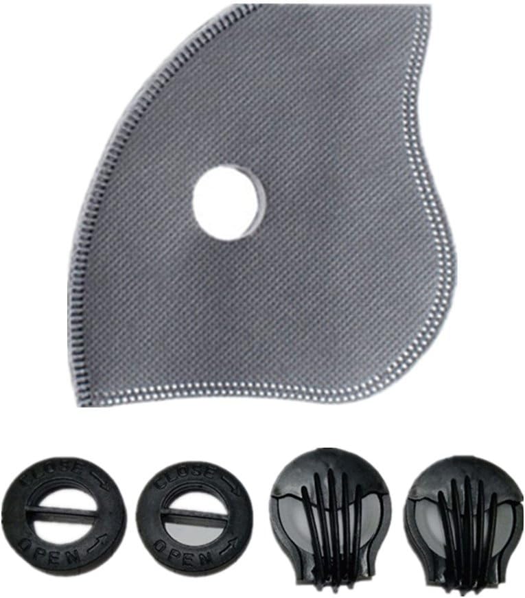 HOLIIBN Anti Pollution Face Mask with Protection Air Mask Filters,Anti Smoke, Exhaust Gas, Dust, Pollen, Allergens,Hiking, Running, Walking, Cycling, Ski and Other Outdoor Activities