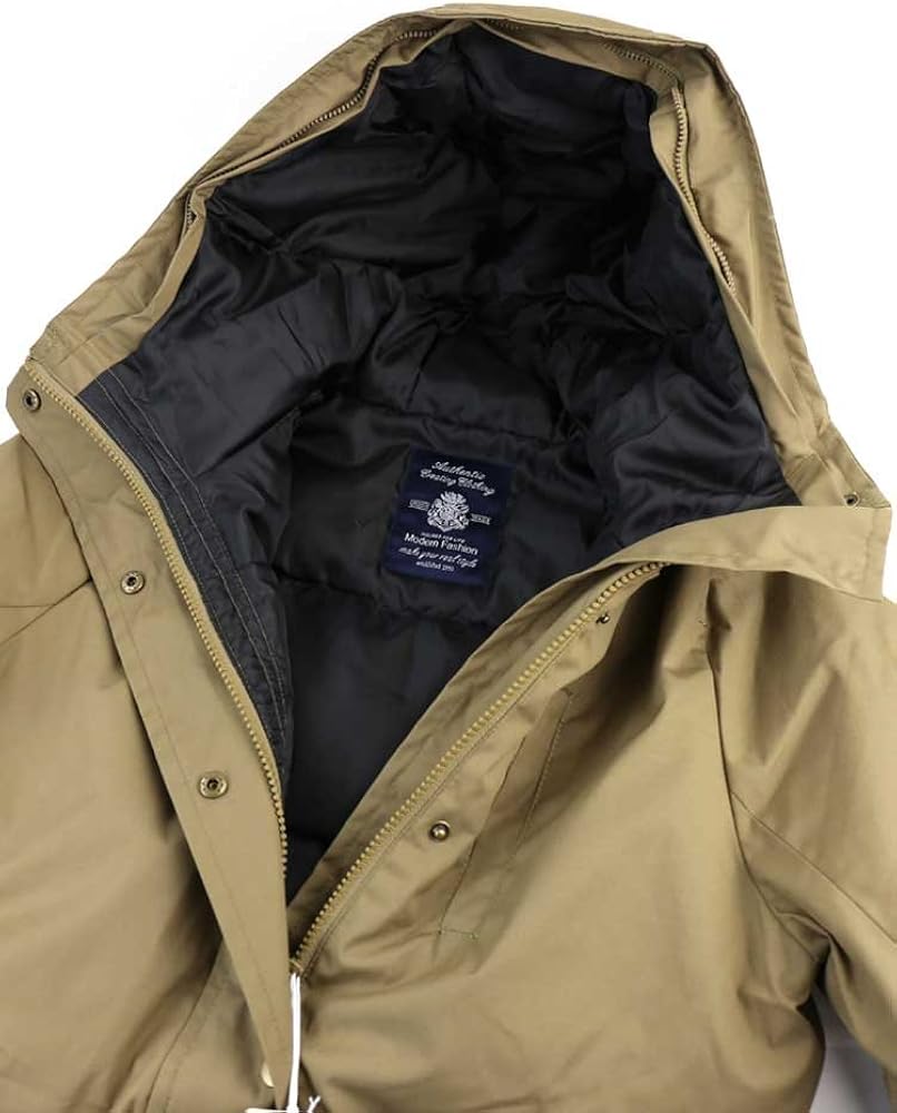 Amazon スタイルザンパフォーザホリデイズ Style Zampa For The Holidays ポリエステル綿ファーフード付きモッズダウンコートz コート ジャケット 通販