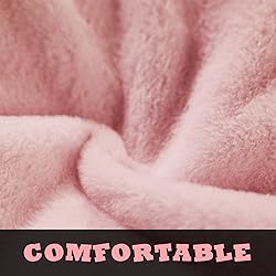 LPMOERA Fluffy Faux Fur Bean Bag Cover