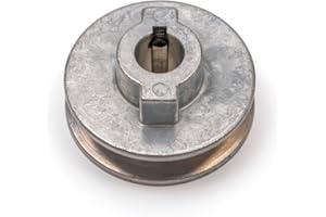 T TERRE Terre Products, Heavy Duty 2.5" V-Groove Drive Pulley, Precision 5/8" Bore, Robust Z3A Zinc Alloy Die Cast Pulley