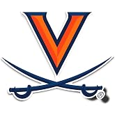 Desert Cactus Virginia Cavaliers Sticker Decal (IND 1) | Officially Licensed UVA Vinyl for Laptops, Water Bottles, Cars, Windows &amp; Scrapbooks, Merch