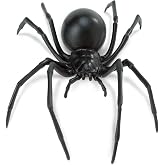Safari Ltd. Black Widow Spider Figurine - Realistic 6.5" Arachnid Figure - Educational Toy for Boys, Girls, and Kids Ages 3+