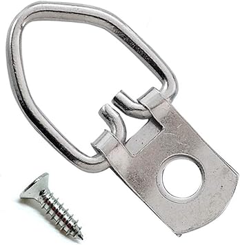 100 Pack D-Ring Picture Hangers with 