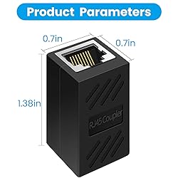 ANPKEC RJ45 Coupler, Ethernet Coupler-Female to