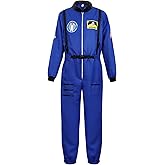 frawirshau Astronaut Costume Adult Outspace Costume Mens Astronaut Costume Space Suit Halloween Costume Men