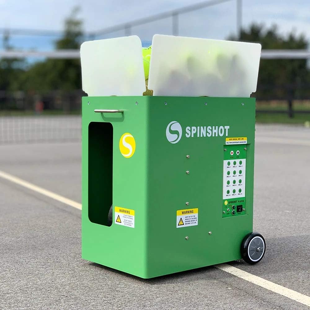 Spinshot-Player Tennis Ball Machine (Best Seller Ball Machine in the World) : Sports & Outdoors
