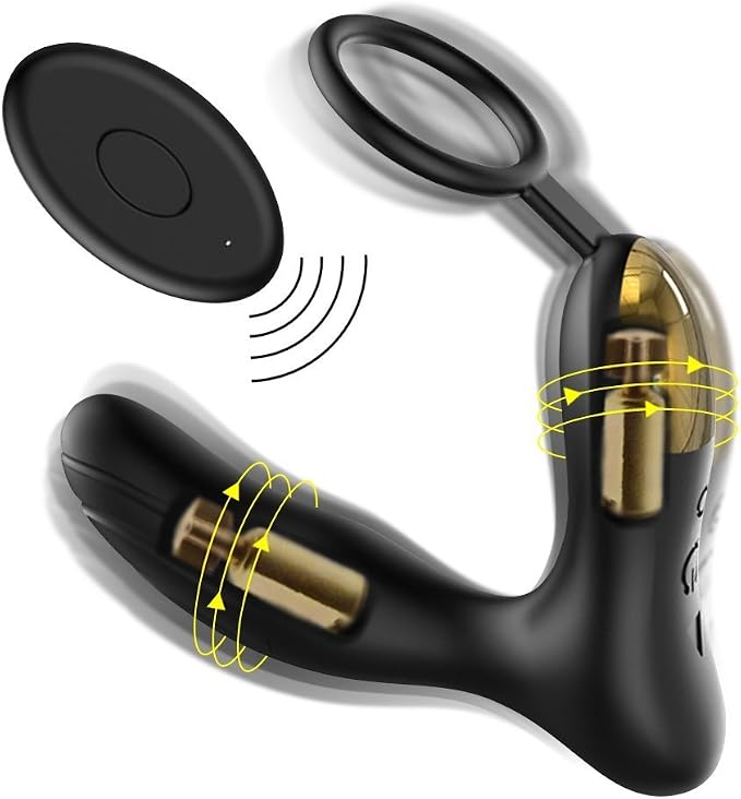 Powerful Flapping Prostate Massager – Dual Motor, Patting Lapping Vibration, Silicone, Waterproof