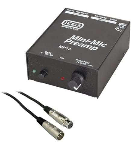 Amazon.com: Rolls DU30b Mic-Preamp/Audio Ducker : Everything Else