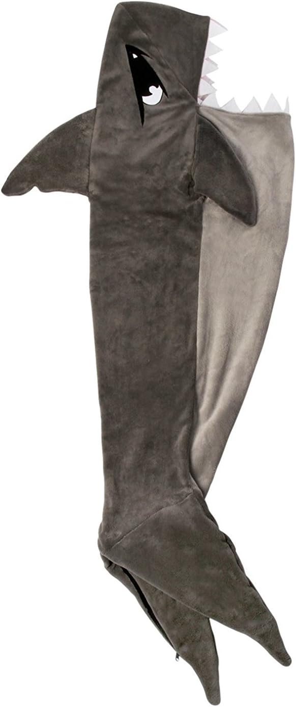 Fin Fun Chomps Shark Blanket Cuddle Tails (Youth Small)