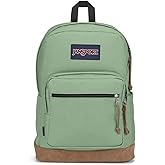JanSport Right Pack Backpack - Durable Daypack with Padded 15" Laptop Sleeve, Spacious Main Compartment & Integrated Water Bottle Pocket - Loden Frost