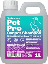 Dirtbusters Pet Pro Carpet Cleaner Shampoo 1L Summer Fresh Odour Neutraliser